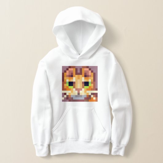 Cat pixelart hoody, Pixel Art  (Laagn)