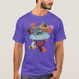 Cat Pizza Car Fotografie T-shirt