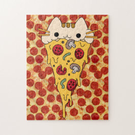 cat pizza jigsaw puzzle game legpuzzel