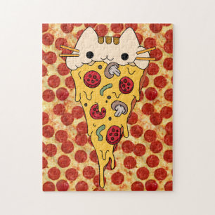 cat pizza jigsaw puzzle game legpuzzel