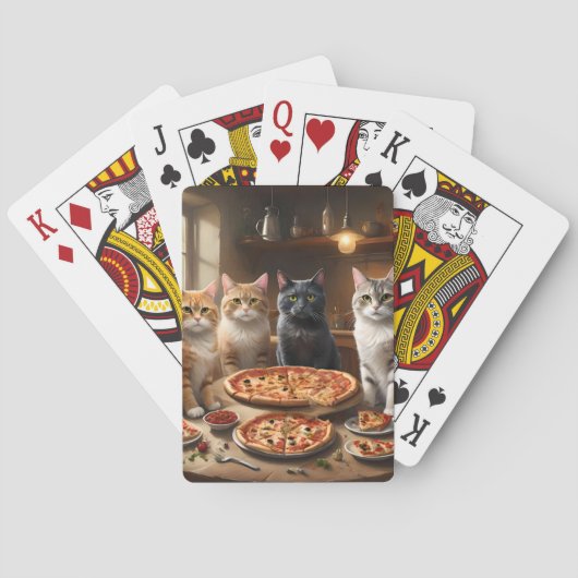 Cat Pizza Night, Pokerkaarten (Achterkant)