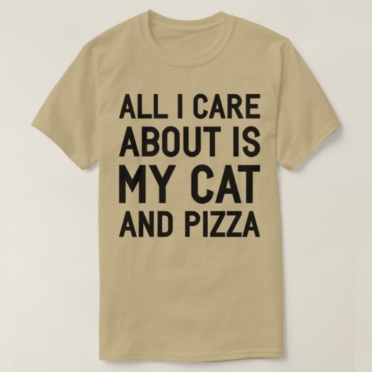 Cat Pizza T-shirt (Design voorkant)