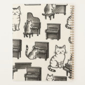 Cat Planner on the Piano (Achterkant)