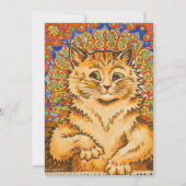 Cat Playing a Piano by Louis Wai Bedankkaart (Voorkant)