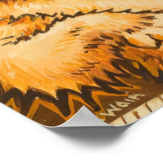 Cat Playing a Piano by Louis Wai Poster (Hoek)