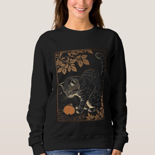 Cat Playing Graphic Tees Men Women Boys Girls (Voorkant)