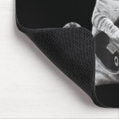 Cat Playing Guitar Rock Star Rock And Roll Men Wom Muismat (Hoek)