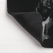 Cat Playing Guitar Rock Star Rock And Roll Men Wom Muismat (Hoek)