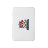 Cat Playing Piano Design voor Muziek en Kattenlief Badmat (Voorkant Verticaal)