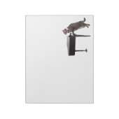 Cat Playing Piano Notitieblok (Linkerzijde)