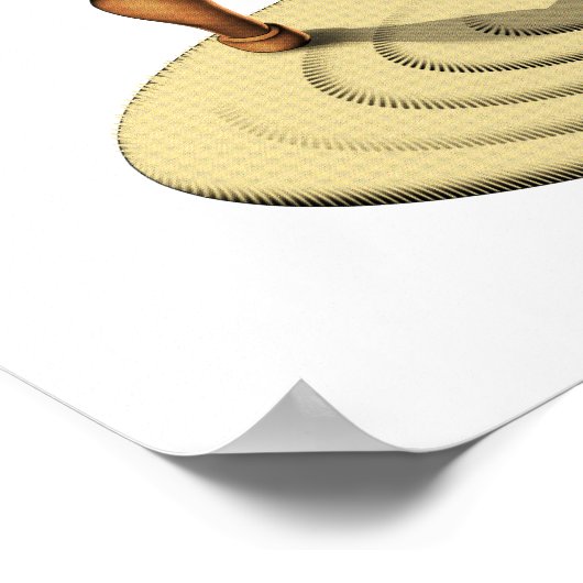 Cat Playing Piano Poster (Hoek)