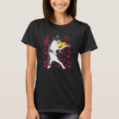 Cat Playing Violin Musical Instruments Violinist C T-shirt (Voorkant)