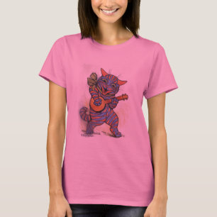 Cat Plays de Banjo T-shirt