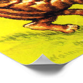 Cat Plays Football, Louis Wain Poster (Hoek)