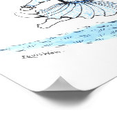 Cat Plays Kite, Louis Wain Poster (Hoek)