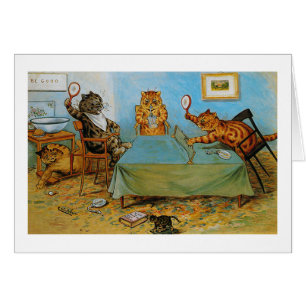 Cat Plays Table tennis, Louis Wain