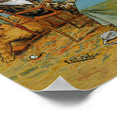 Cat Plays Table tennis, Louis Wain Poster (Hoek)