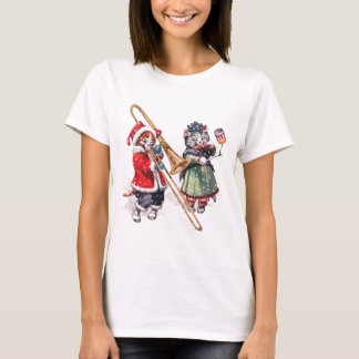 Cat Plays Trombone in the Snow T-shirt