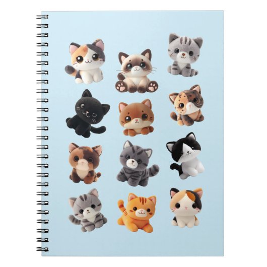 Cat Plush Speelgoed Collectie Notitieboek (Voorkant)