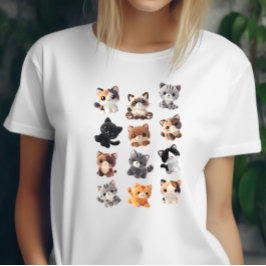 Cat Plush Speelgoed Collectie T-shirt