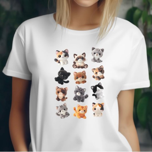 Cat Plush Speelgoed Collectie T-shirt