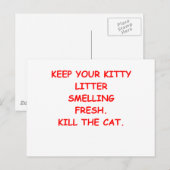 CAT.png Briefkaart (Voorkant / Achterkant)