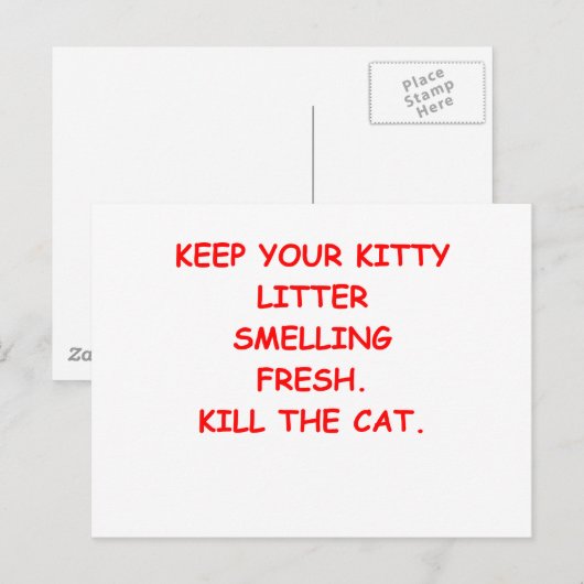 CAT.png Briefkaart (Voorkant / Achterkant)