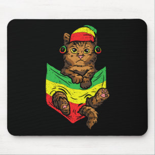 Cat Pocket Black Geschiedenis Maand Kleur Mannen K Muismat