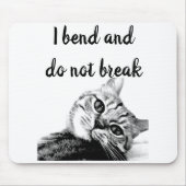 Cat Poets Jean de La Fontaine I bend not break Muismat (Voorkant)