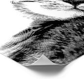 Cat Poets Jean de La Fontaine I bend not break Poster (Hoek)