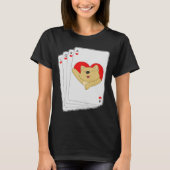 Cat Poker kaarten T-shirt (Voorkant)