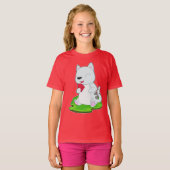 Cat Poker kaarten T-shirt (Voorkant volledig)