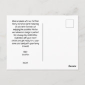 Cat Pool Party for Cat lovers Briefkaart (Achterkant)