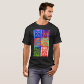 Cat Pop Art T-shirt (Voorkant volledig)