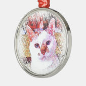 CAT PORTRAIT ANGEL Ornament (Links)