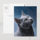 Cat Portrait Briefkaart (Voorkant / Achterkant)