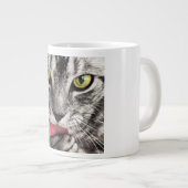 Cat Portrait Grote Koffiekop (Voorkant rechts)