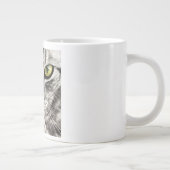 Cat Portrait Grote Koffiekop (Rechts)