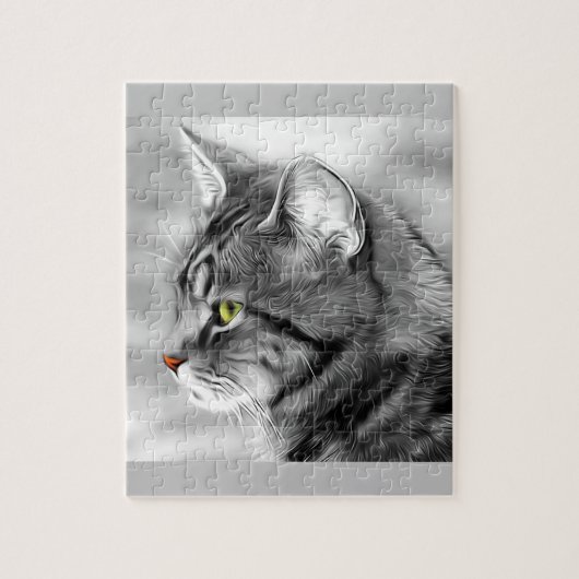 Cat Portrait Legpuzzel (Verticaal)