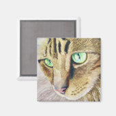 Cat Portrait Magneet (Voorkant / Achterkant)