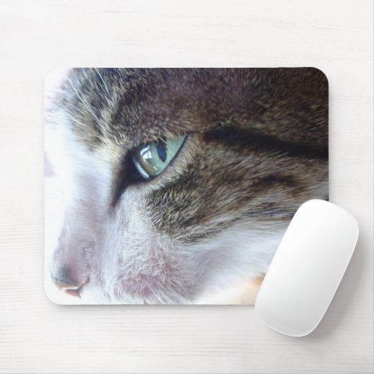 Cat Portrait Mousepad Muismat (Met muis)