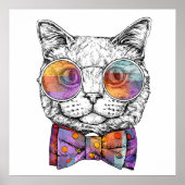 Cat Portrait Poster (Voorkant)