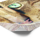 Cat Portrait Poster (Hoek)
