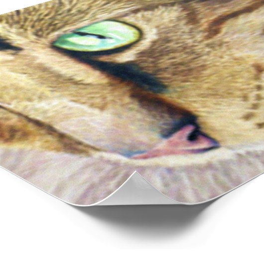 Cat Portrait Poster (Hoek)