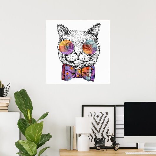 Cat Portrait Poster