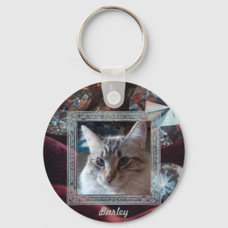 Cat Portrait Schlüsselanhänger personalisierbar Sleutelhanger