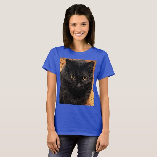 Cat Portrait T-Shirt (Voorkant volledig)