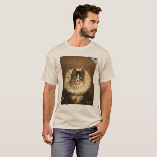 Cat Portrait T-shirt (Voorkant volledig)