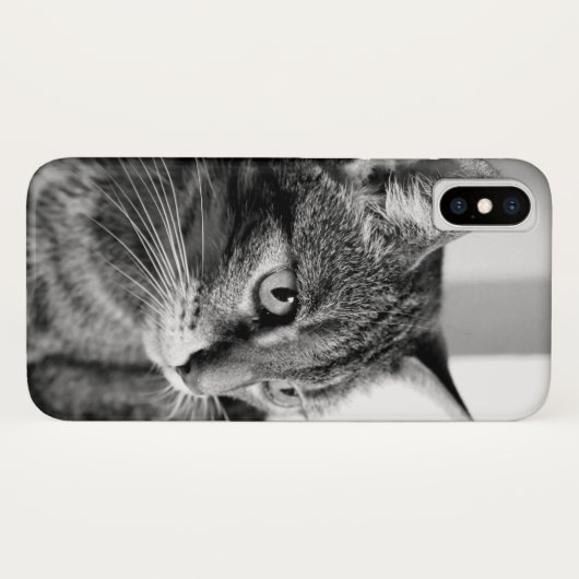 Cat portrait - the thinker Case-Mate iPhone case (Achterkant (horizontaal))