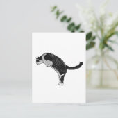 Cat Pose Joy Briefkaart (Staand voorkant)